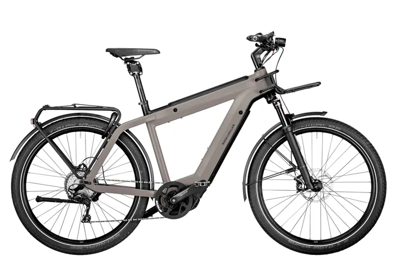 Riese and Muller Supercharger GT Rohloff HS Electric Bike Silver Matt-1